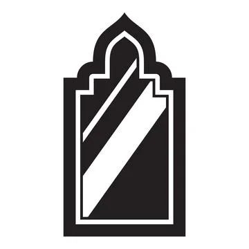 Traditional islamic window design reflecting cultural heritage イラスト素材