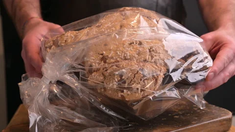 Traditional Italian desserts for Easter - Easter dove Stock Footage 149612989