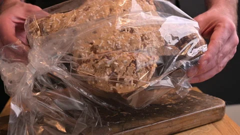 Traditional Italian desserts for Easter - Easter dove Stock Footage 149968590