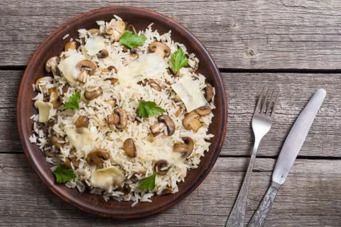 Traditional Italian risotto Stock Photos