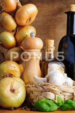 Traditional italian seasoning Stock Photos