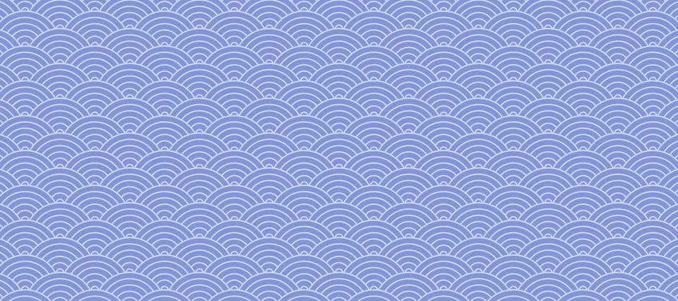 Traditional Japanese Blue Pattern Vector Illustration イラスト素材