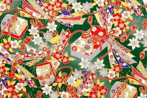 Traditional Japanese pattern paper Illustrazione stock