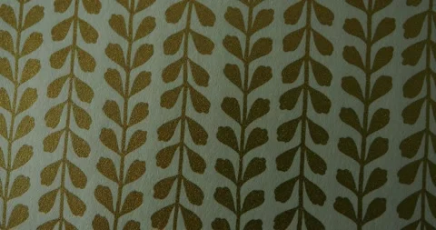 Traditional Japanese Patterns with Gold Leaf Motifs Vertical Video Stock Footage 341169713