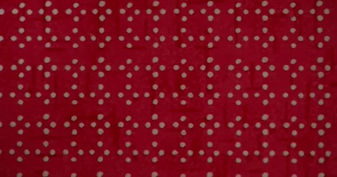 Traditional Japanese Red Pattern with Horizontal Camera Movement Stock Footage 343900723