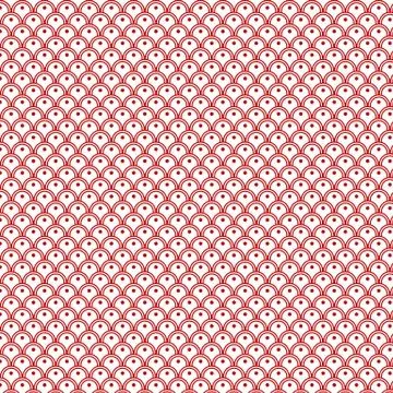 Traditional Japanese Wave Pattern Background Stock Illustration