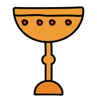 The traditional jar, flat design vector Stock Illustration