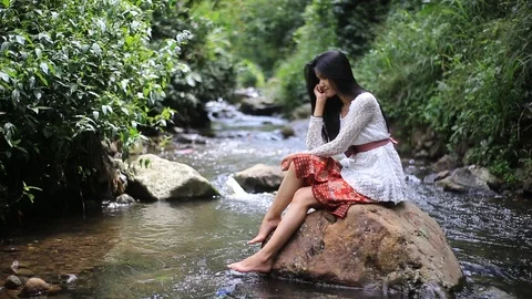 Traditional Java Girl Stock Footage 125173524