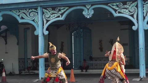 Traditional Javanese dance Stock Footage 295215699