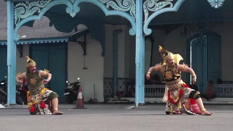 Traditional Javanese dance Stock Footage 295215857