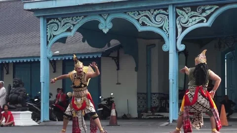 Traditional Javanese dance Stock Footage 295215882