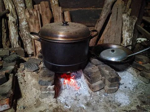 Traditional kitchen Stock Photos