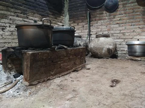 Traditional kitchen Stock Photos