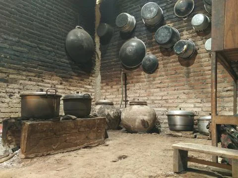 Traditional kitchen Stock Photos