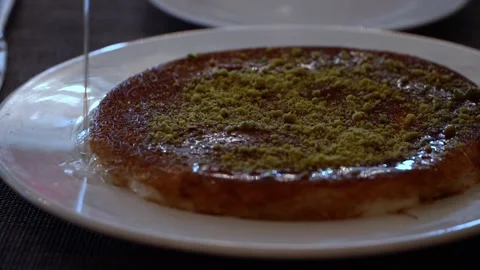 Traditional Knafeh Dessert Stock Footage 319950150