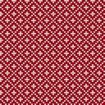 Traditional knitting pattern for Ugly Sweater Stock Illustration