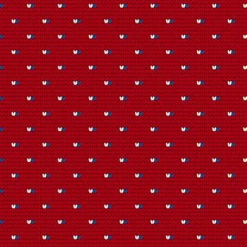 Traditional knitting pattern for Ugly Sweater Stock Illustration
