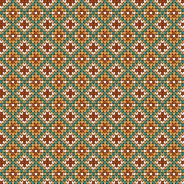 Traditional knitting pattern for Ugly Sweater Stock Illustration