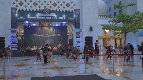 Traditional Kuda Lumping dance performance from Ponorogo which was performed at Stock Footage 332368088