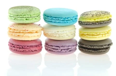 Traditional macaroons Stock-Fotos
