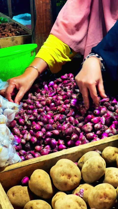 Traditional Market Activity Stock Footage 327839473