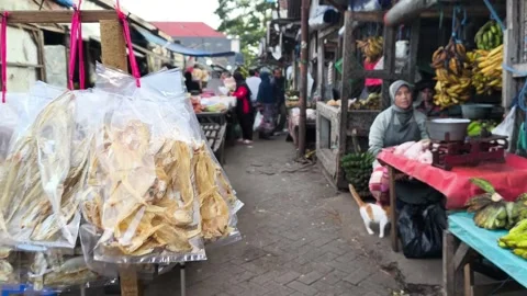 Traditional Market. East Java, Malang - September 21, 2025 動画素材 324246001