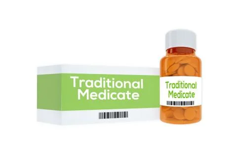 Traditional Medicate concept 스톡 일러스트