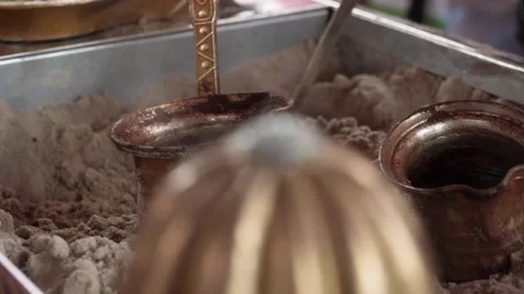 Traditional Method of Making Arabic Coffee 스톡 동영상 278068143