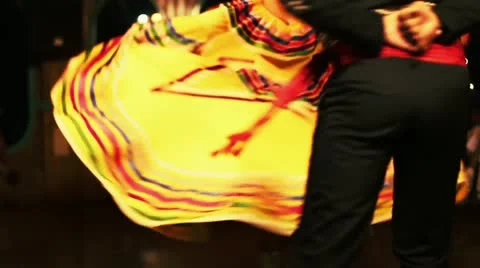 Traditional mexican dance Stock Footage 10915358