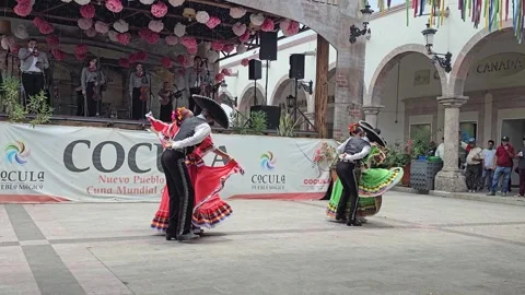 Traditional Mexican Dance Performance Stock Footage 283595182