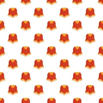 Traditional mexican poncho pattern forming a repeated textile background Stock Illustration