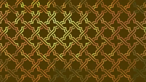 Traditional Middle Eastern / Islamic Patterns - Animated Stock Footage 166966694