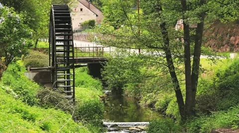 Traditional Mill Stock Footage 11057045