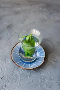 Traditional mint tea Stock Photos