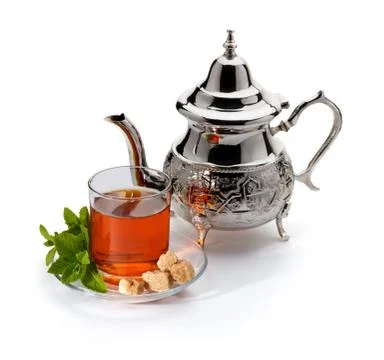 Traditional moroccan tea Stock-Fotos