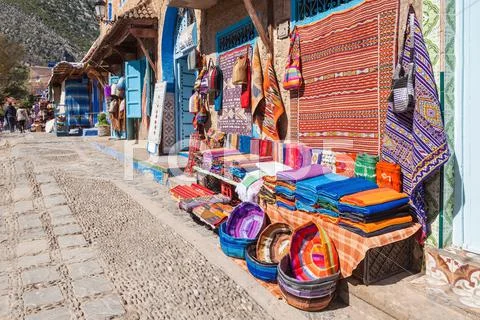 Traditional moroccan textile Stock Photos