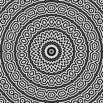 Traditional mystic pattern background design Stock Illustration