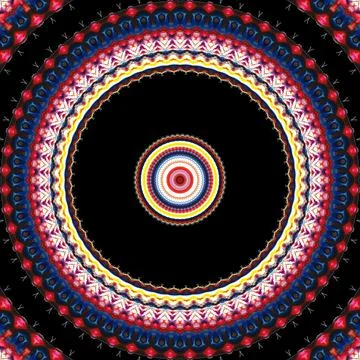 Traditional mystic pattern background design 스톡 일러스트