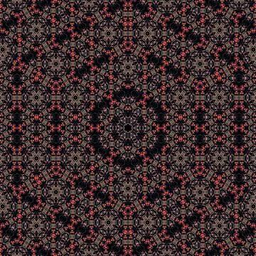 Traditional mystic pattern background design イラスト素材