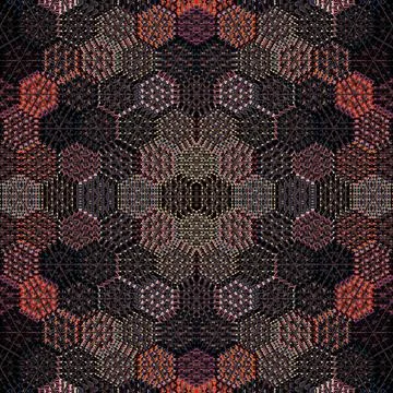 Traditional mystic pattern background design イラスト素材