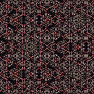 Traditional mystic pattern background design Illustrazione stock