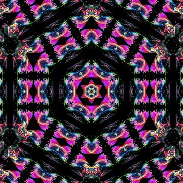 Traditional mystic pattern background design Stock Illustration