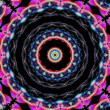 Traditional mystic pattern background design Illustrazione stock