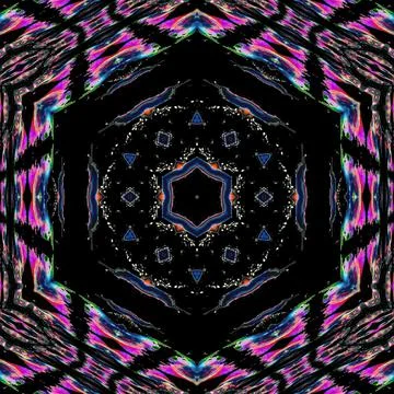 Traditional mystic pattern background design 스톡 일러스트