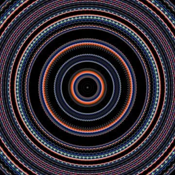 Traditional mystic pattern background design Illustrazione stock