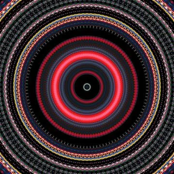 Traditional mystic pattern background design Stockillustratie