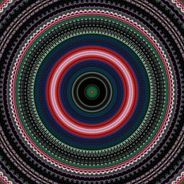 Traditional mystic pattern background design 스톡 일러스트