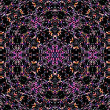 Traditional mystic pattern background design Stock Illustration