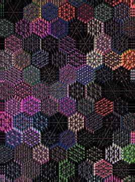 Traditional mystic pattern background design 库存插图