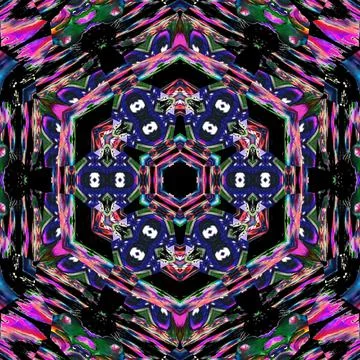 Traditional mystic pattern background design 스톡 일러스트